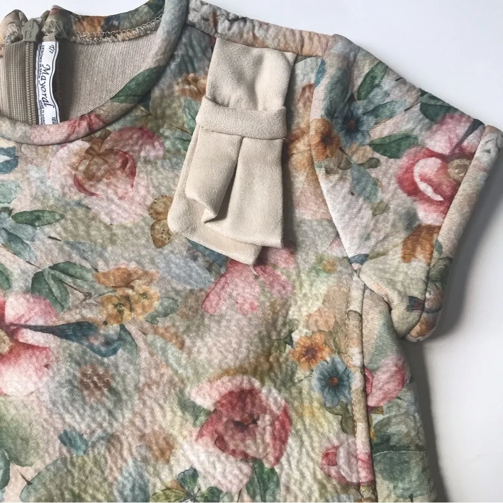 Mayoral floral dress, size 7.